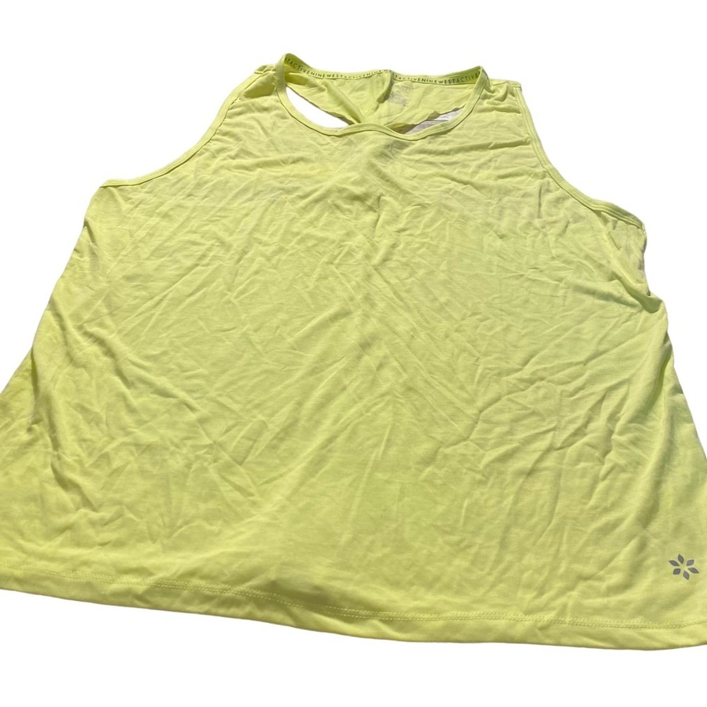 Nine West Active Tank Light Green Sz 1X NWT